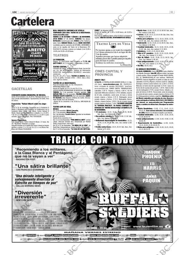 ABC SEVILLA 30-10-2003 página 61