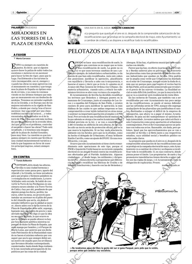 ABC SEVILLA 30-10-2003 página 8