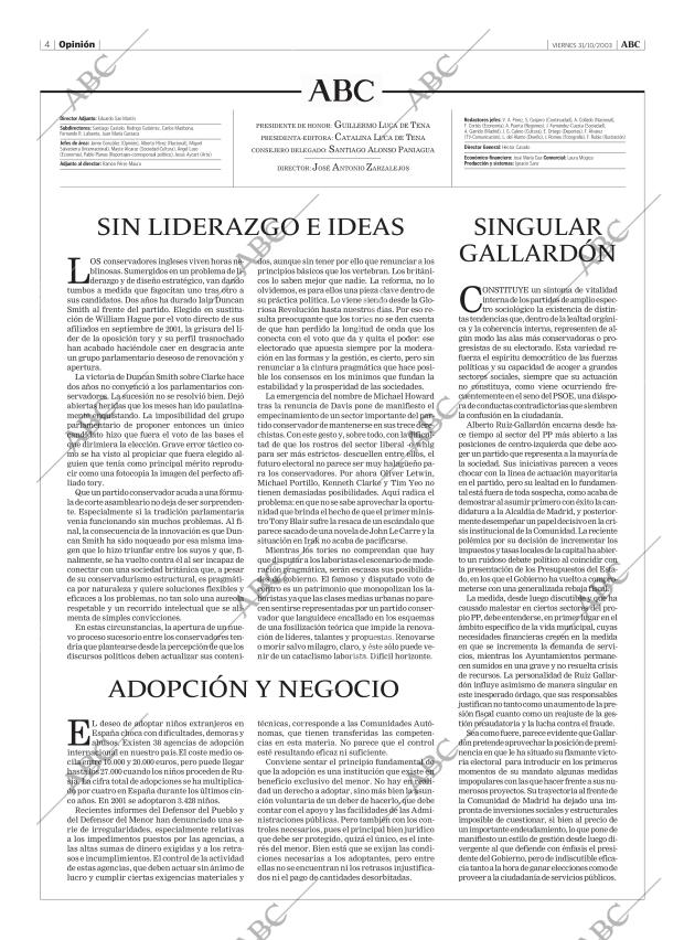 ABC MADRID 31-10-2003 página 4