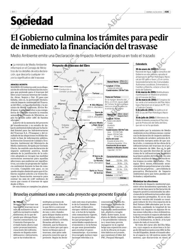 ABC MADRID 31-10-2003 página 44