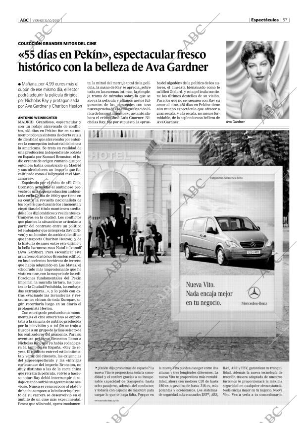 ABC MADRID 31-10-2003 página 57