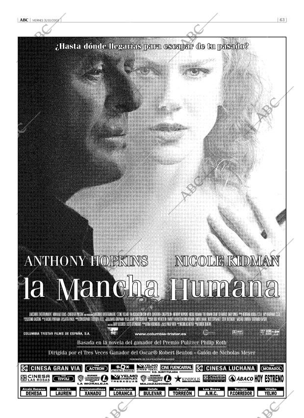 ABC MADRID 31-10-2003 página 63