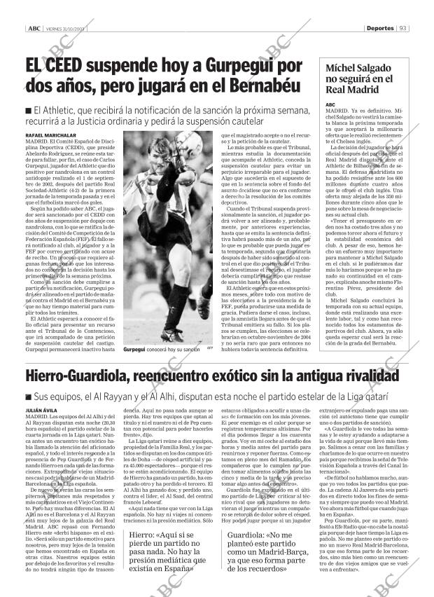 ABC MADRID 31-10-2003 página 93