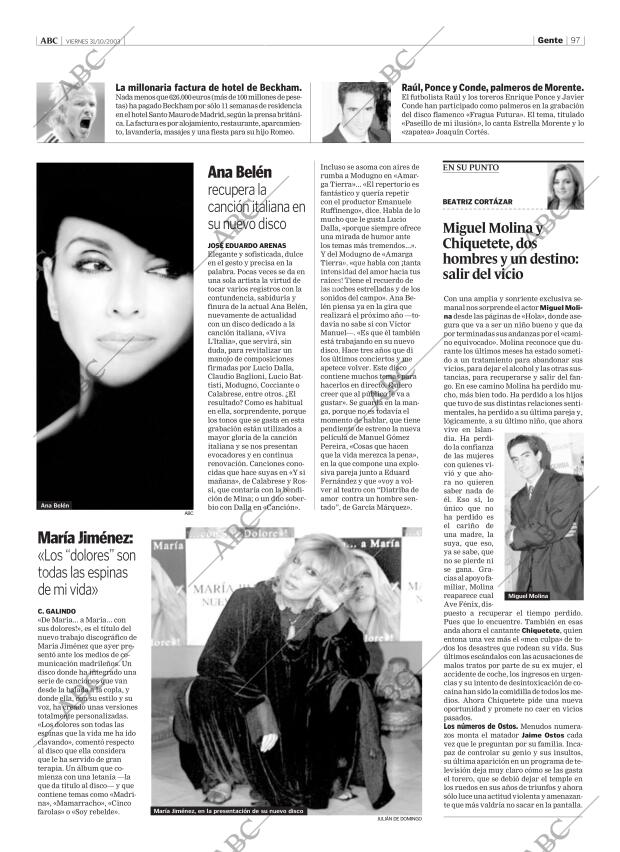 ABC MADRID 31-10-2003 página 97