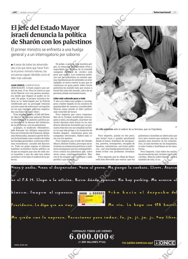 ABC SEVILLA 31-10-2003 página 23