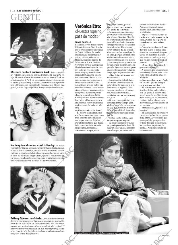 ABC MADRID 01-11-2003 página 112