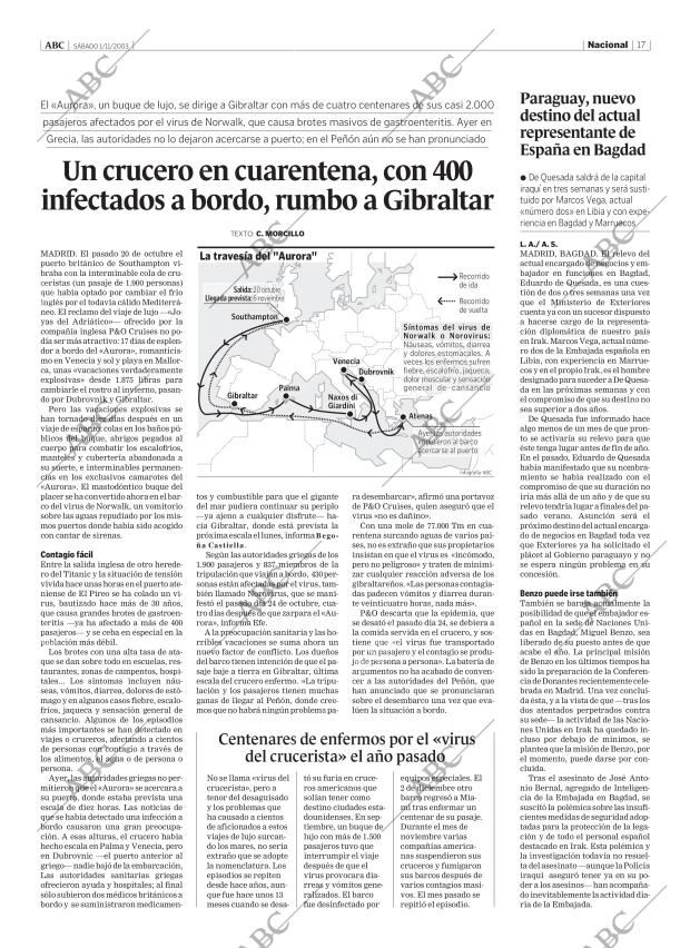 ABC MADRID 01-11-2003 página 17