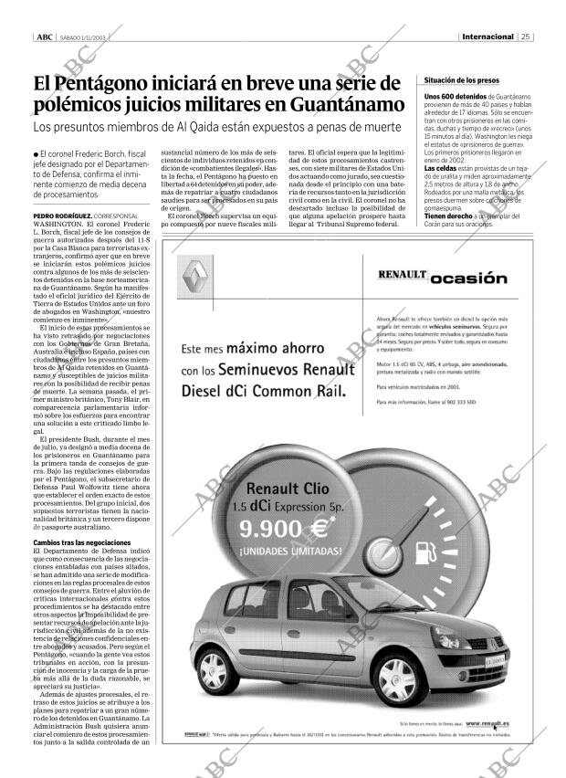 ABC MADRID 01-11-2003 página 25