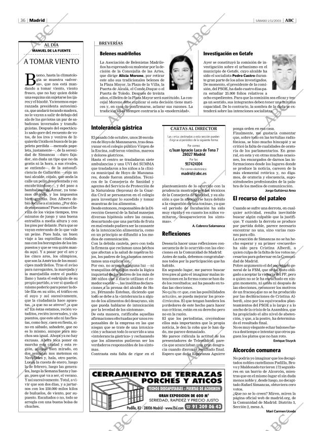 ABC MADRID 01-11-2003 página 36