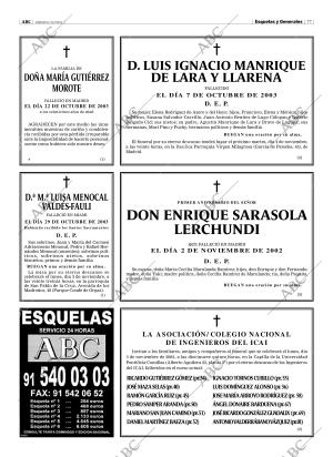 ABC MADRID 01-11-2003 página 77