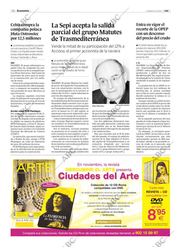 ABC MADRID 01-11-2003 página 88