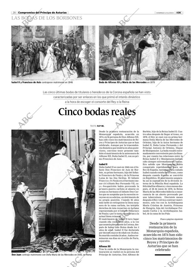 ABC MADRID 02-11-2003 página 28