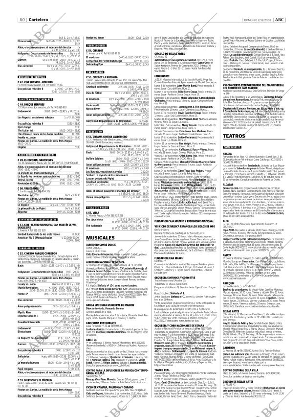 ABC MADRID 02-11-2003 página 80