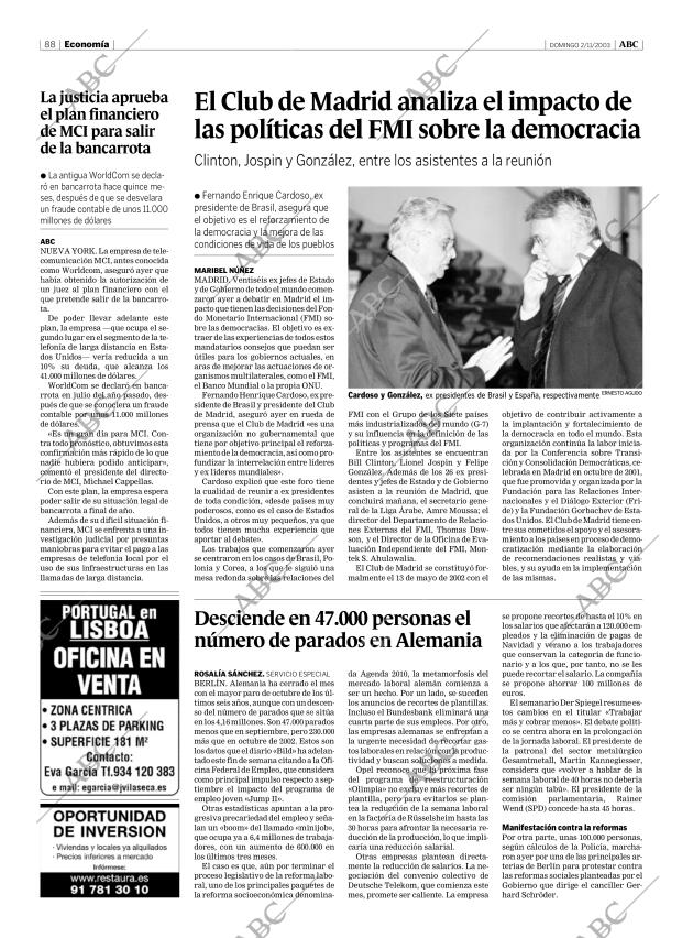 ABC MADRID 02-11-2003 página 88