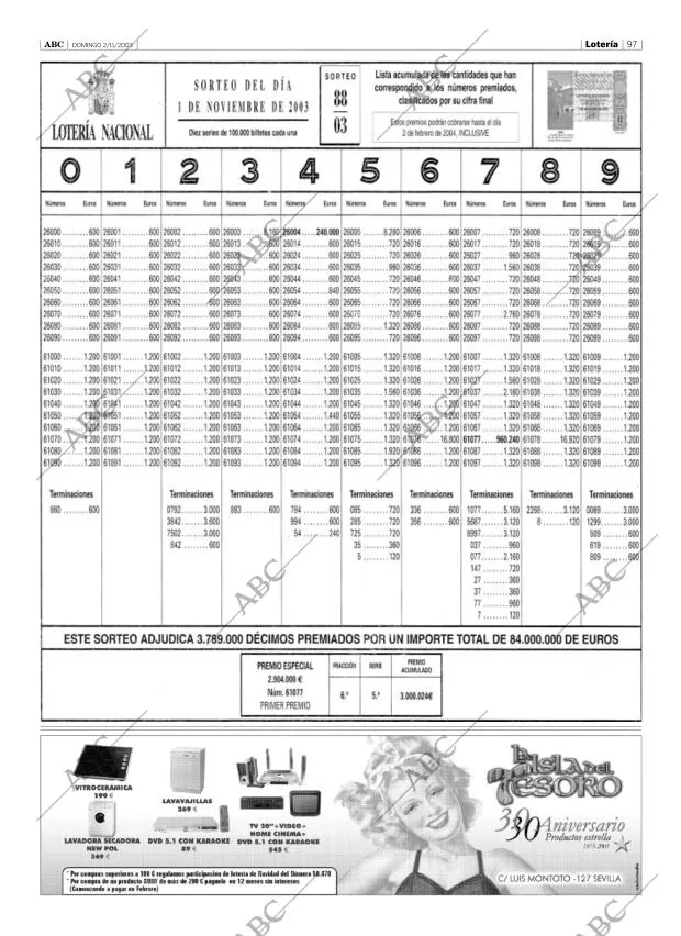 ABC SEVILLA 02-11-2003 página 97