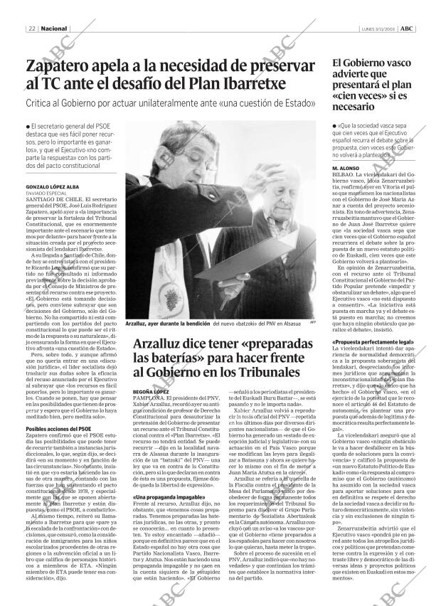 ABC MADRID 03-11-2003 página 22