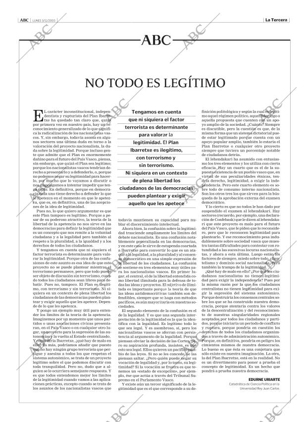 ABC MADRID 03-11-2003 página 3