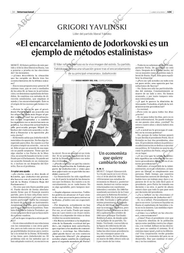 ABC MADRID 03-11-2003 página 34