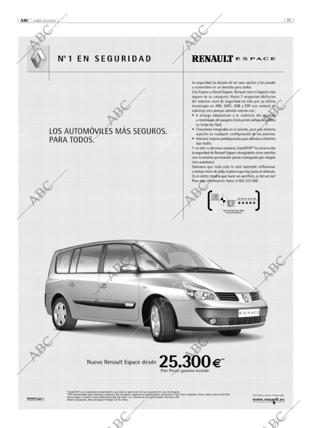 ABC MADRID 03-11-2003 página 35