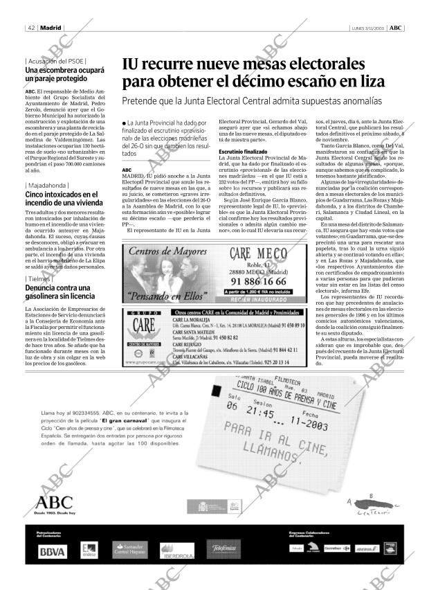 ABC MADRID 03-11-2003 página 42