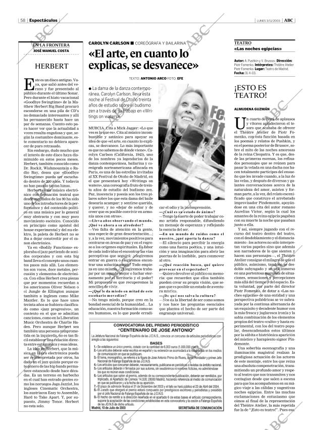 ABC MADRID 03-11-2003 página 58