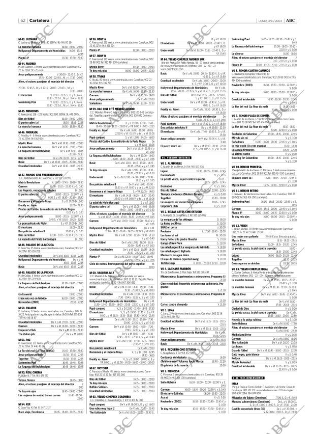 ABC MADRID 03-11-2003 página 62