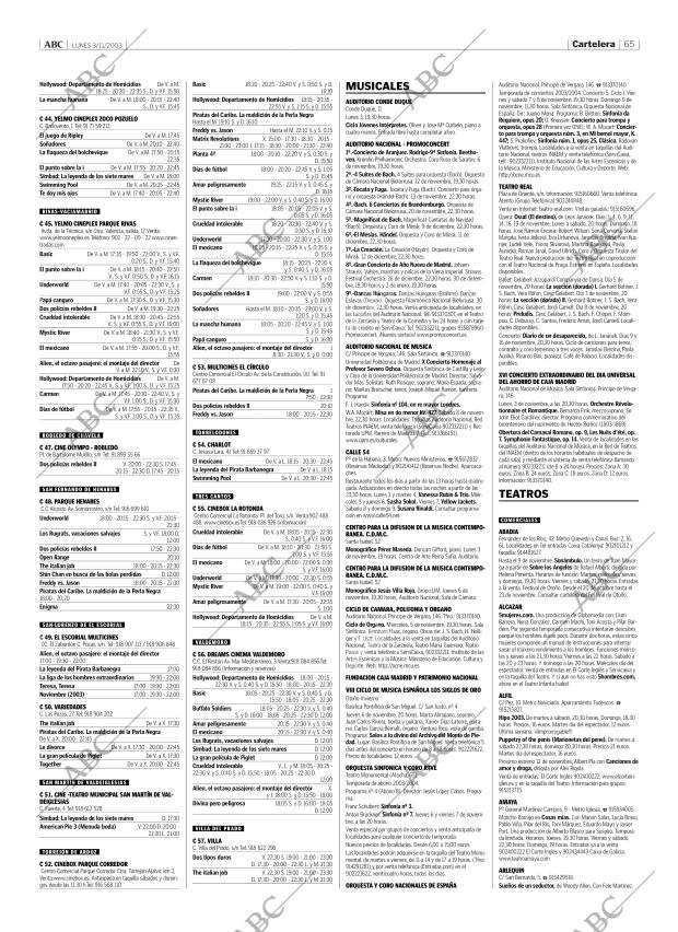ABC MADRID 03-11-2003 página 65