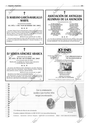 ABC MADRID 03-11-2003 página 70