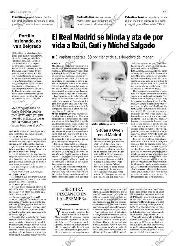 ABC MADRID 03-11-2003 página 89