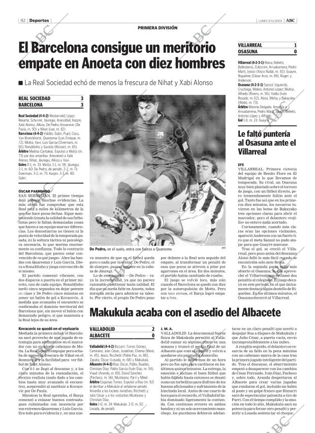 ABC MADRID 03-11-2003 página 92