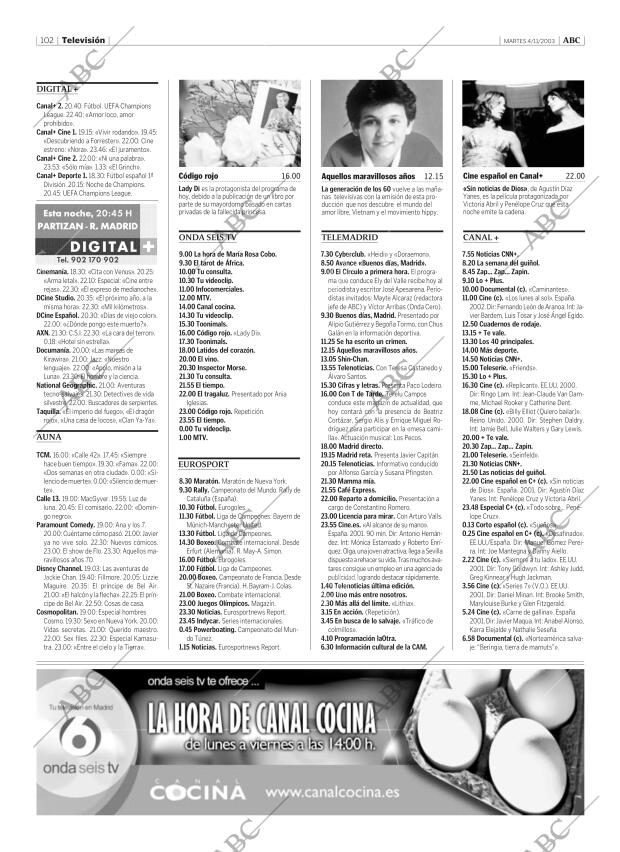 ABC MADRID 04-11-2003 página 102
