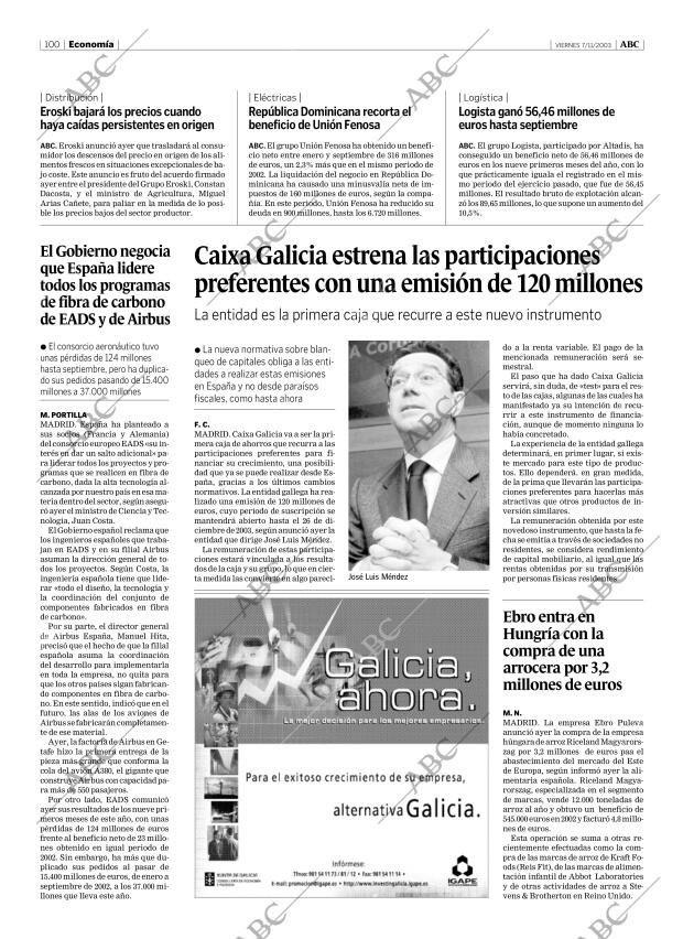 ABC MADRID 07-11-2003 página 100