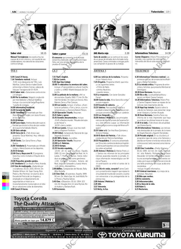 ABC MADRID 07-11-2003 página 119