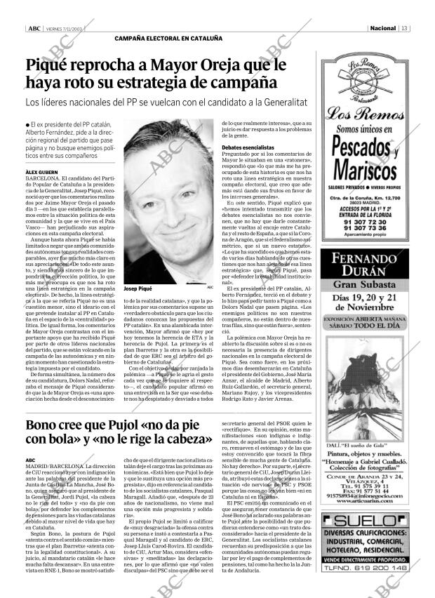 ABC MADRID 07-11-2003 página 13
