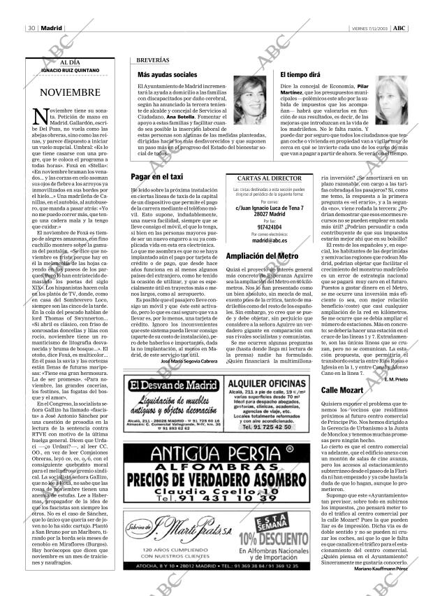 ABC MADRID 07-11-2003 página 30