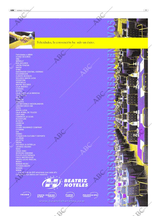 ABC MADRID 07-11-2003 página 31