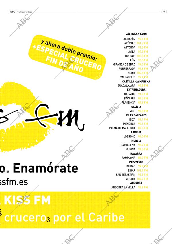 ABC MADRID 07-11-2003 página 33