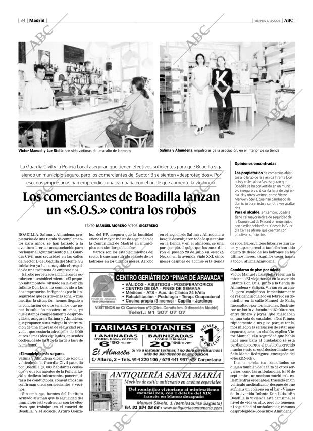 ABC MADRID 07-11-2003 página 34