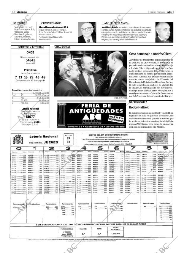 ABC MADRID 07-11-2003 página 42
