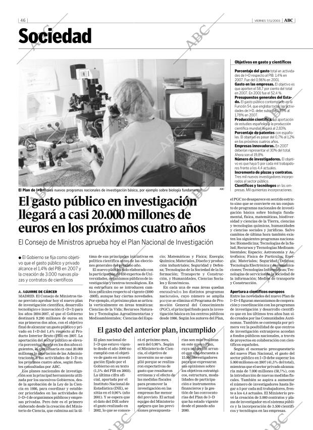 ABC MADRID 07-11-2003 página 46