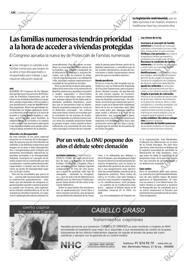 ABC MADRID 07-11-2003 página 47