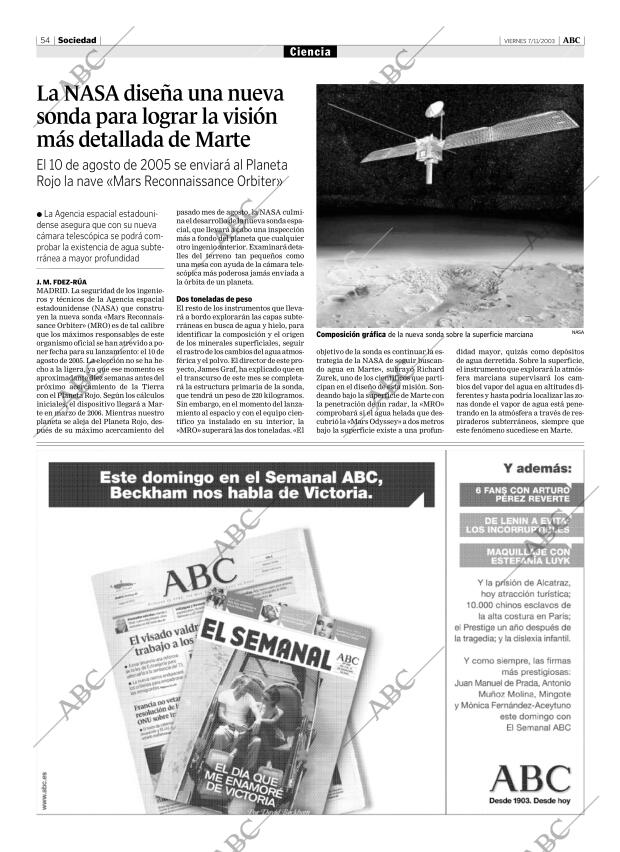 ABC MADRID 07-11-2003 página 54