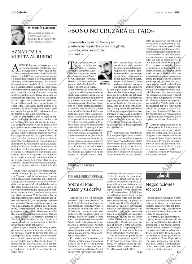 ABC MADRID 07-11-2003 página 6