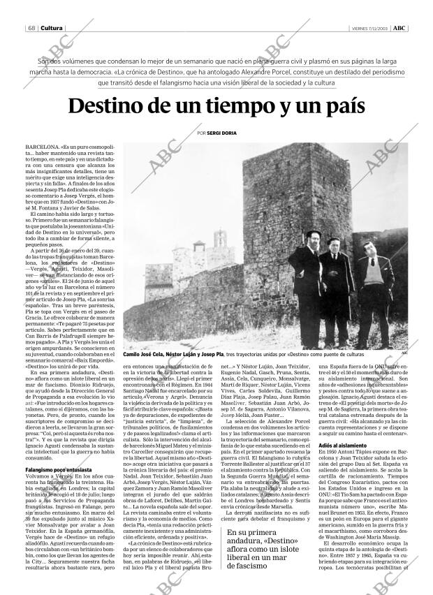 ABC MADRID 07-11-2003 página 68