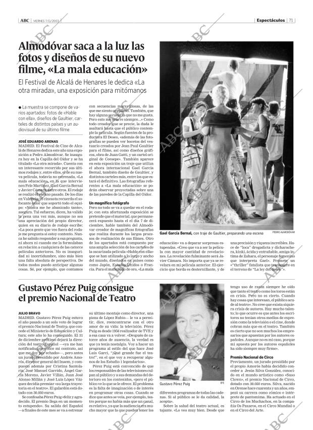 ABC MADRID 07-11-2003 página 71