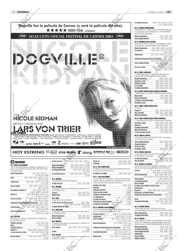 ABC MADRID 07-11-2003 página 78