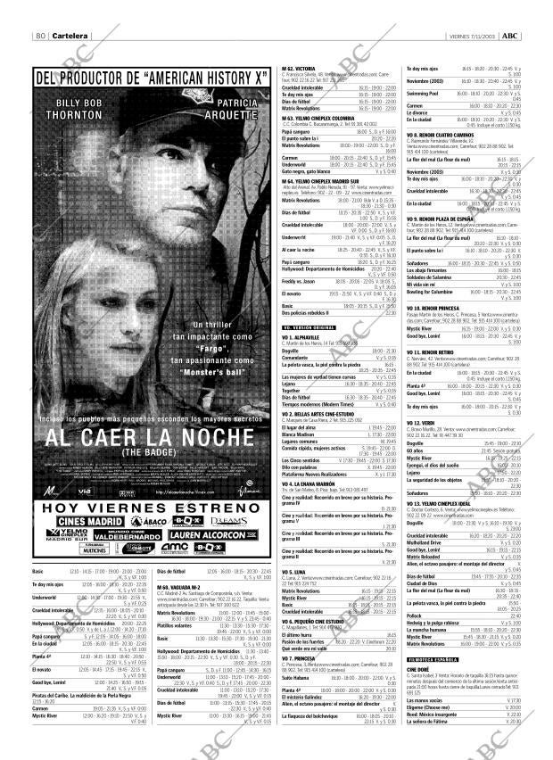 ABC MADRID 07-11-2003 página 80