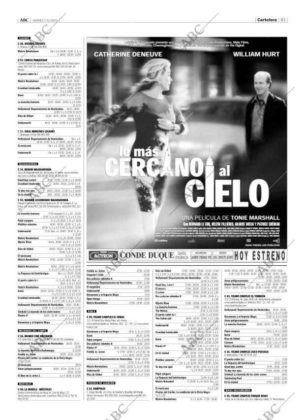 ABC MADRID 07-11-2003 página 83