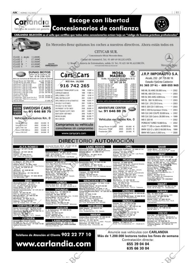 ABC MADRID 07-11-2003 página 93