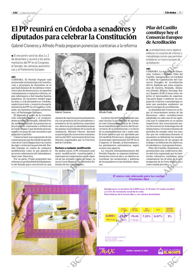 ABC CORDOBA 10-11-2003 página 35